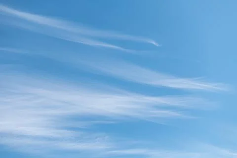 White cloud on blue sky. Delicate clouds and blue sky suitable for background Stock Photos