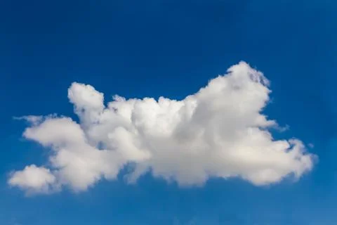 White cloud in the blue sky Stock Photos