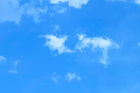 White cloud on the blue sky Stock Photos