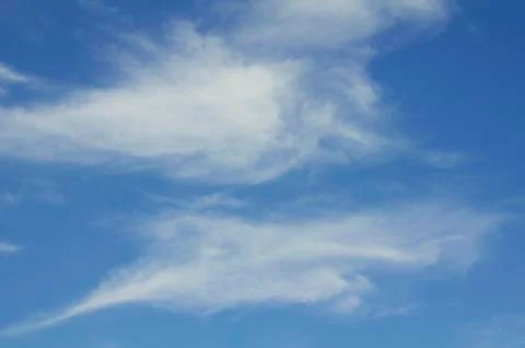 White cloud in the blue sky Fotos de archivo
