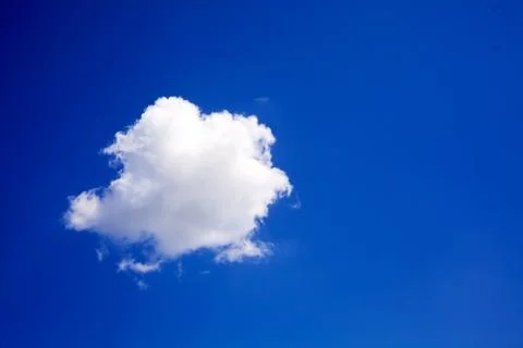 White cloud on blue sky Stock Photos