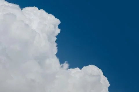 White Cloud On Blue Sky Stock Photos