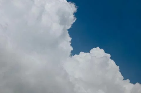 White Cloud On Blue Sky Stock Photos