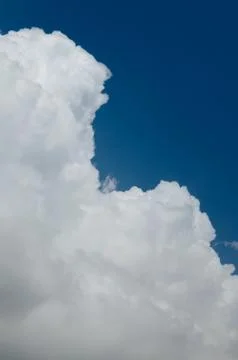 White Cloud On Blue Sky Stock Photos