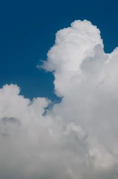 White Cloud On Blue Sky Stock Photos