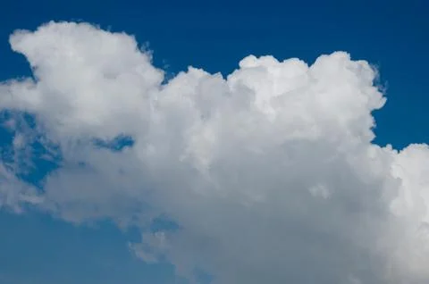 White Cloud On Blue Sky Stock Photos