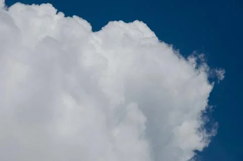 White Cloud On Blue Sky Stock Photos