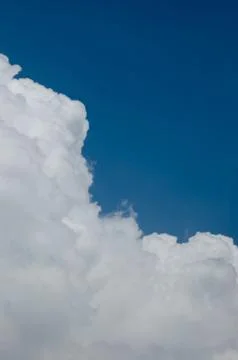 White Cloud On Blue Sky Stock Photos