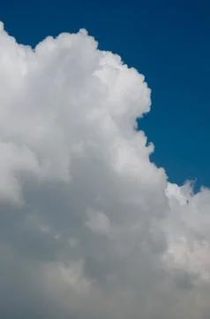 White Cloud On Blue Sky Stock Photos