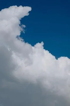 White Cloud On Blue Sky Stock Photos