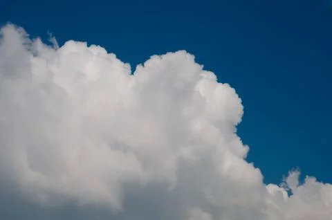 White Cloud On Blue Sky Stock Photos