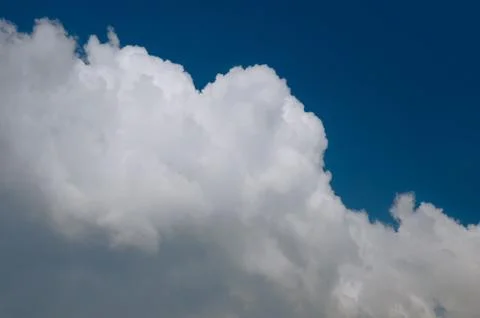 White Cloud On Blue Sky Stock Photos