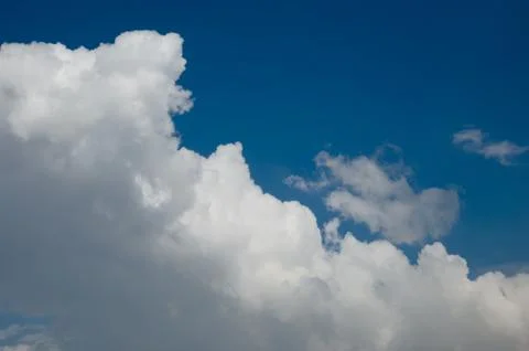 White Cloud On Blue Sky Stock Photos