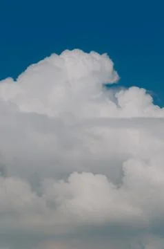 White Cloud On Blue Sky Stock Photos