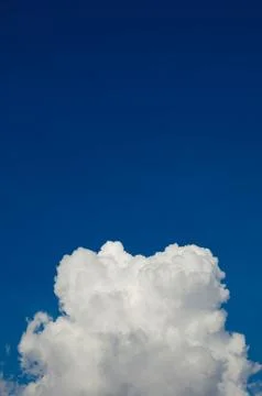 White Cloud On Blue Sky Stock Photos