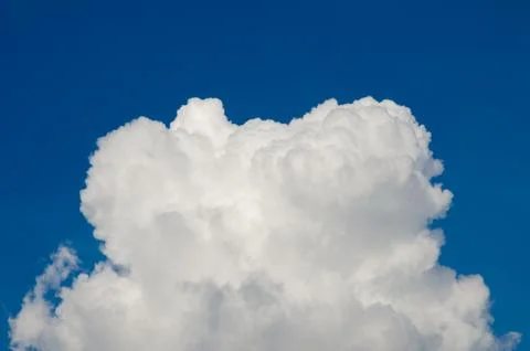 White Cloud On Blue Sky Stock Photos