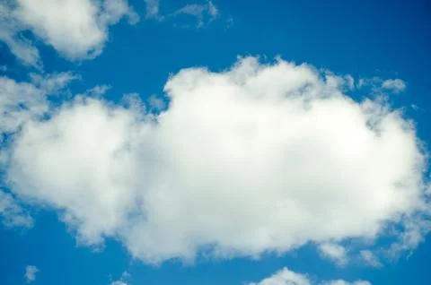 White cloud on blue sky Stock Photos
