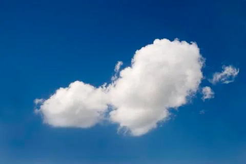 White cloud on blue sky Stock Photos