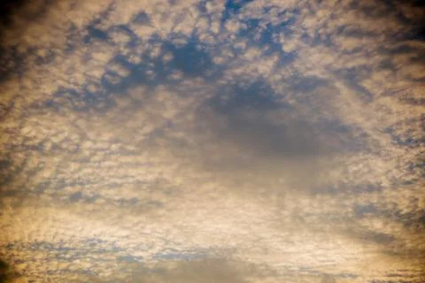 White cloud in blue sky Foto stock
