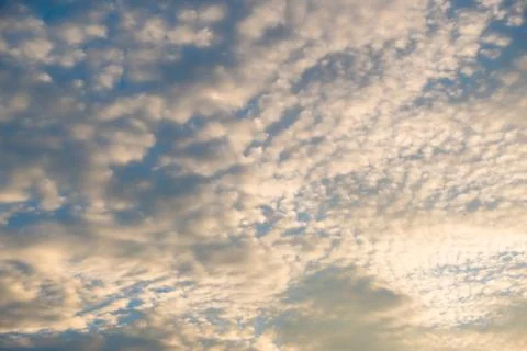 White cloud in blue sky Foto stock