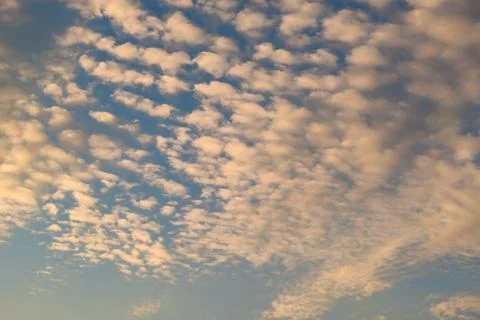 White cloud in blue sky Foto stock
