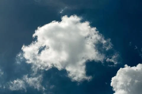 White cloud on blue sky Stock Photos