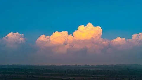 White cloud in blue sky Stock Photos