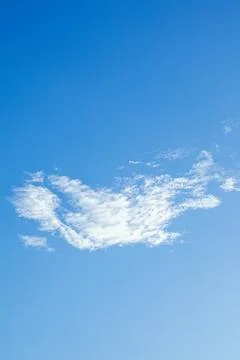 White Cloud in a Blue Sky 写真素材