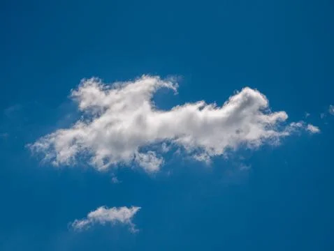 White Cloud in Blue Sky 写真素材