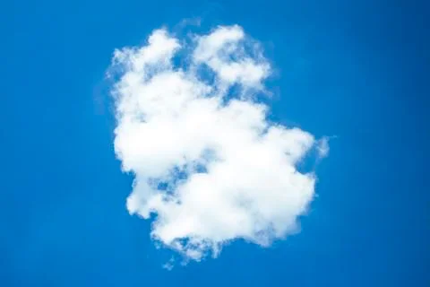 White Cloud in blue sky on a sunny day Stock Photos