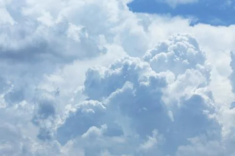 White cloud covered sky, cloudy dramatic sky, abstract heaven background Photos