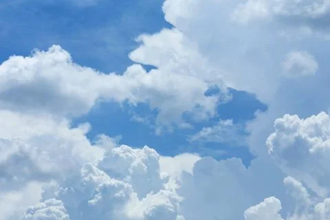 White cloud covered sky, cloudy dramatic sky, abstract heaven background Photos