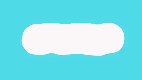 A white cloud floats in the blue sky Video stock 312577583