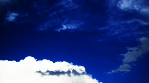 White cloud  fluffy timelapse Stock Footage 581614