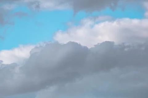 White cloud on gray sky Stock Photos