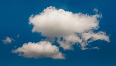 White cloud isolated over black Foto stock
