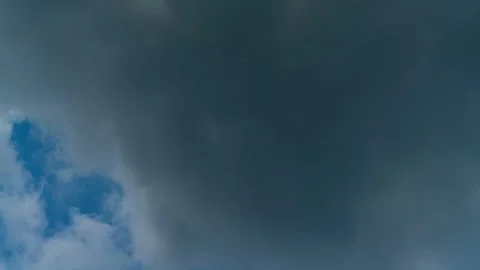 White cloud motion and blue sky background, Time-lapse Stock Footage 240393826