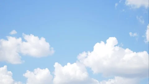 White cloud moving time lapse. Stock Footage 98482689