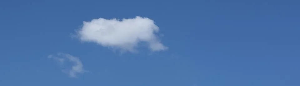 White cloud in the sky Stock Photos