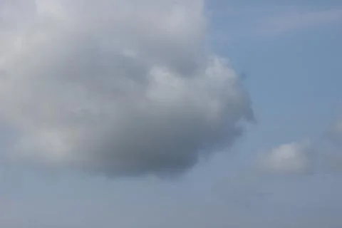 White cloud texture with blue and overcast sky Stock Photos