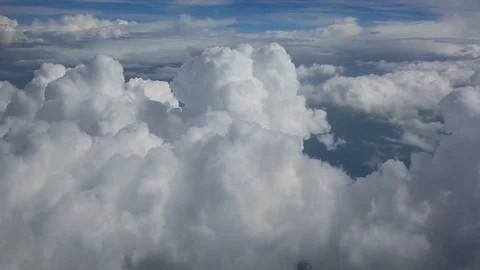 White clouds from above Stock Footage 85727263