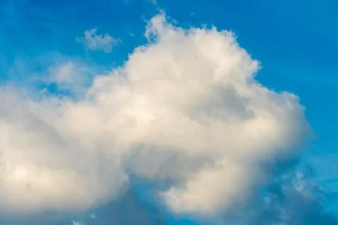 White clouds against a blue sky Stock Photos