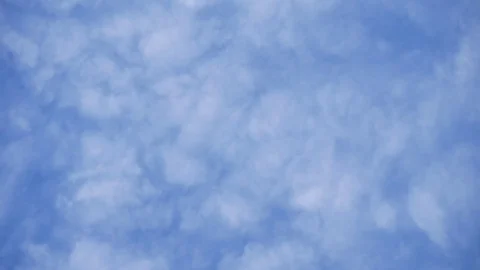 White clouds and blue sky Stock Footage 74778765