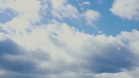 White clouds and blue sky .time lapse Stock Footage 150223664