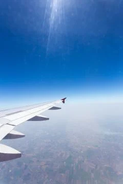 White clouds and blue sky Stock Photos