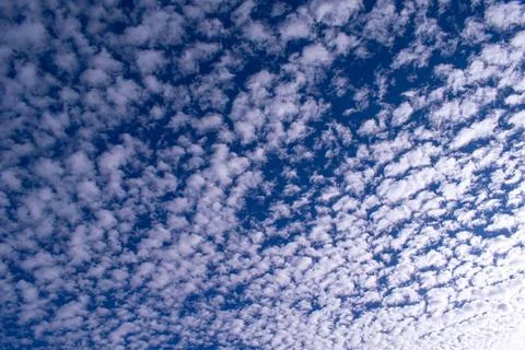 White clouds and blue sky Stock Photos