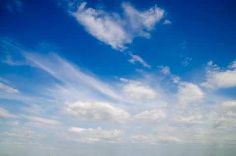 White clouds background Stock Photos