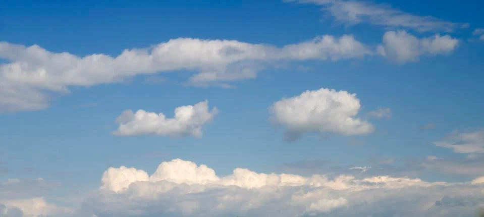 White clouds background Stock Photos