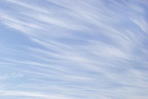 White clouds on background sky. Stock Photos