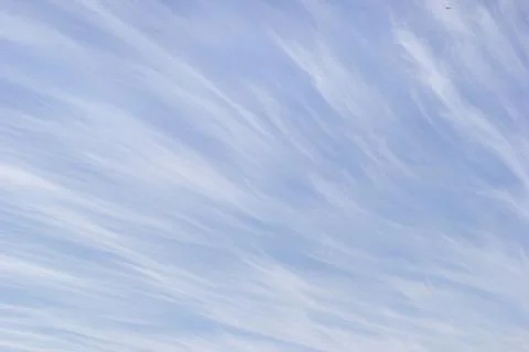 White clouds on background sky. Stock Photos